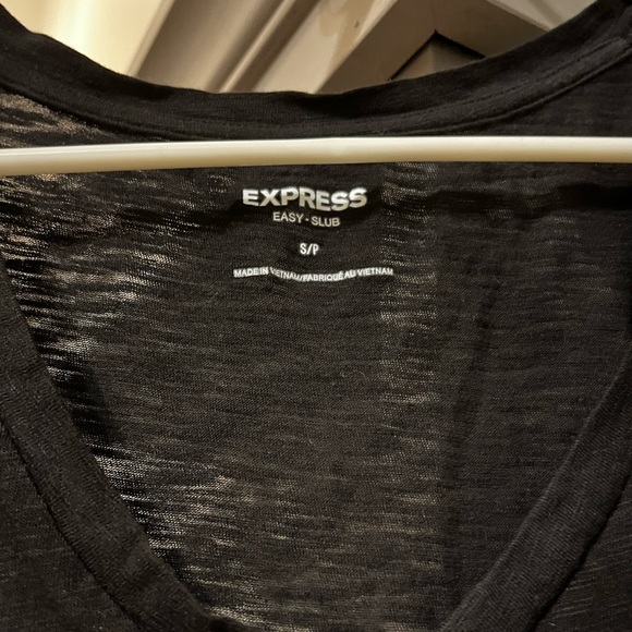 Express v neck easy slub tee size small - Picture 4 of 4